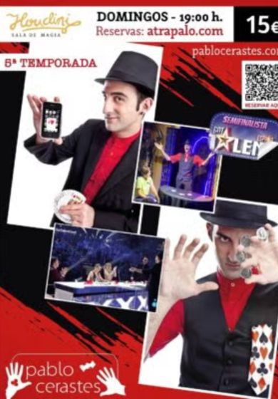 Pablo Cerastes: Magia de cerca, muy de cerca → Sala Houdini