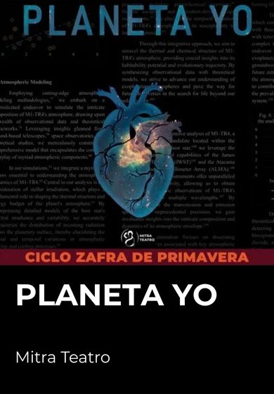 Planeta Yo → Espacio Zafra Teatro