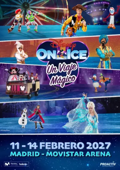 Disney on Ice: Un viaje mágico → Movistar Arena (Palacio de Deportes)