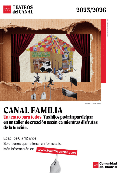 CANAL FAMILIA: Taller ESCENARIOS (im)posibles → Teatros del Canal