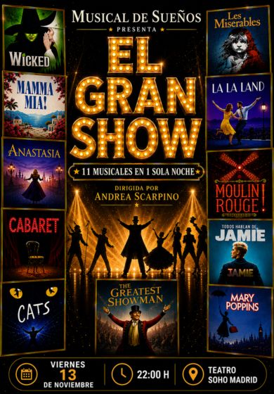 El Gran Show - Musical de Sueños → Teatro Soho Club