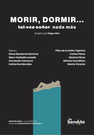 Morir, dormir... (tal vez soñar) nada más