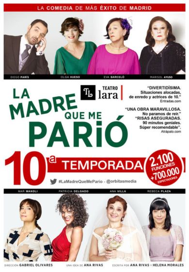 La madre que me parió → Teatro Lara