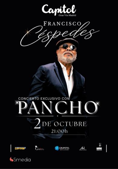 Pancho Céspedes en concierto → Teatro Capitol Gran Vía