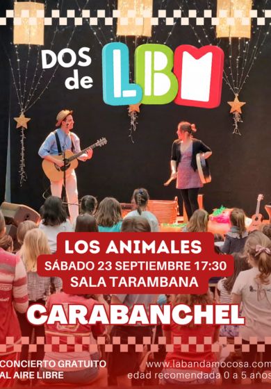 La Banda Mocosa: Los animales → Teatro Sala Tarambana
