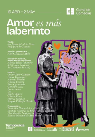 Amor es más laberinto → Teatro Corral de Comedias - Alcalá de Henares (Madrid)