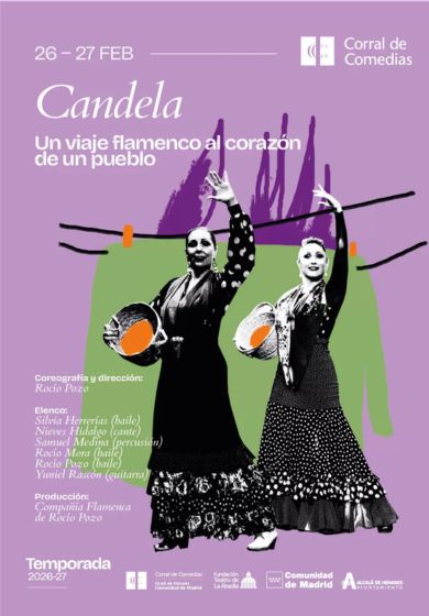 Compañía Flamenca de Rocío Pozo: Candela → Teatro Corral de Comedias - Alcalá de Henares (Madrid)