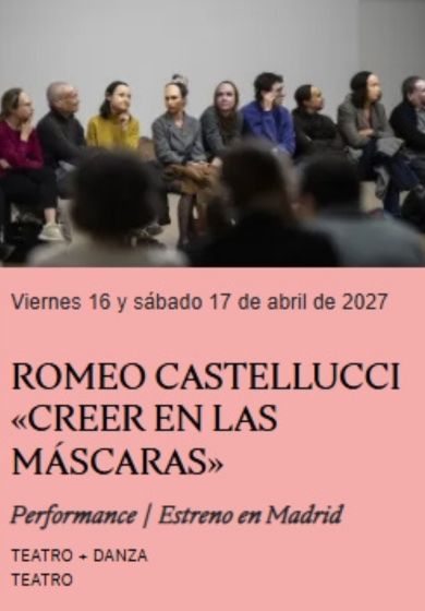 Creer en las máscaras → Teatro Contemporánea Condeduque