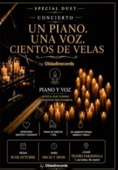 Conciertos a la luz de las velas