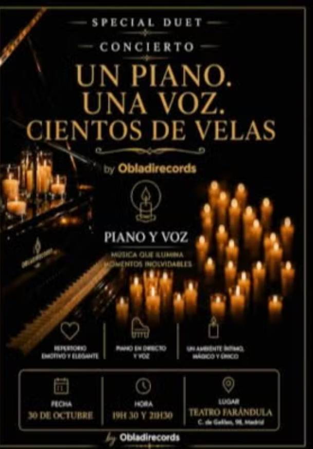 Conciertos a la luz de las velas