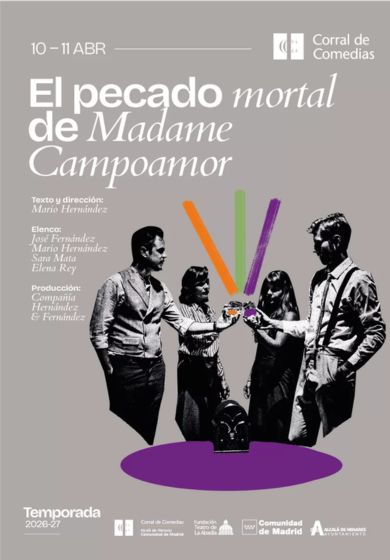El pecado mortal de Madame Campoamor → Teatro Corral de Comedias - Alcalá de Henares (Madrid)