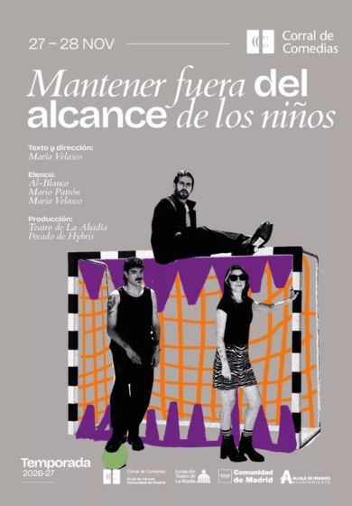 Mantener fuera del alcance de los niños → Teatro Corral de Comedias - Alcalá de Henares (Madrid)