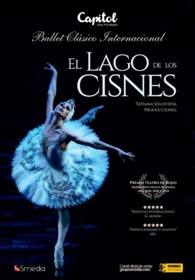 El lago de los cisnes – Ballet Clásico Internacional → Teatro Capitol Gran Vía