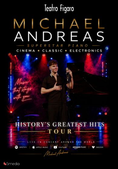 DJ MAH Michael Andreas – Piano, Electronics, Cinema: History’s Greatest Hits tour → Teatro Fígaro